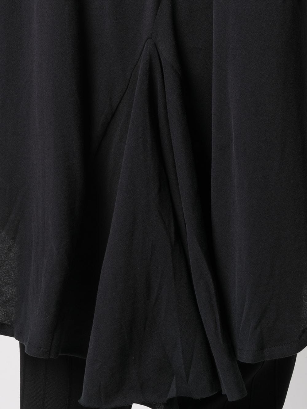 Shop Ann Demeulemeester Loose Fit Asymmetric Hem T-shirt In Black