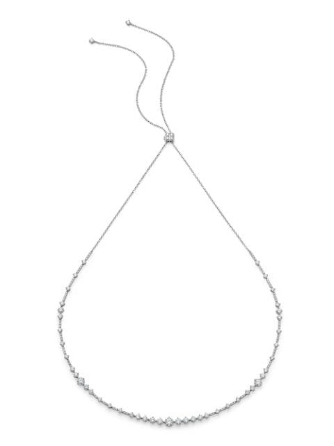 De Beers Jewellers 18kt white gold Arpeggia diamond choker and headband 