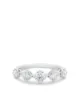 Image 1 of De Beers 18kt white gold Arpeggia diamond one row ring