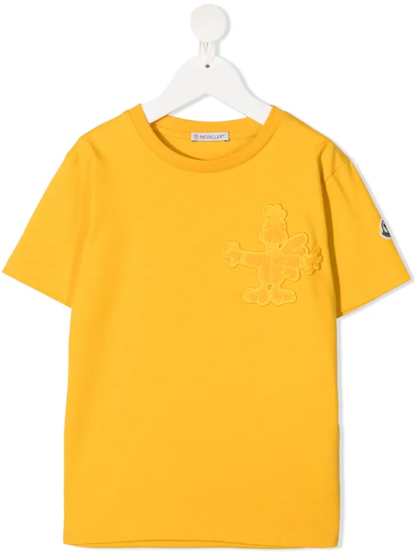 yellow moncler shirt