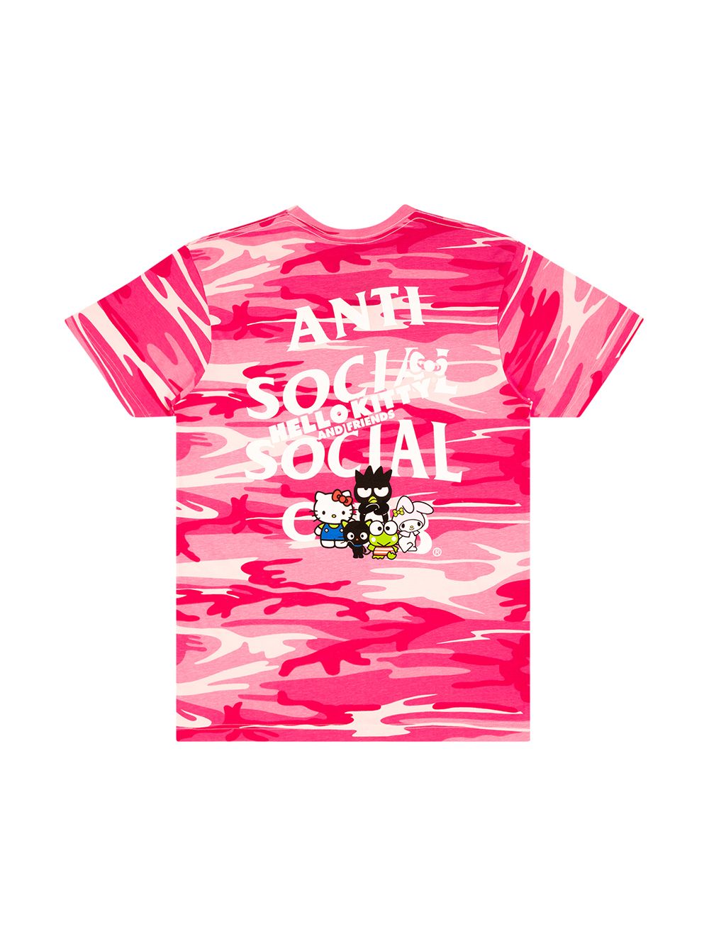 фото Anti social social club футболка из коллаборации с hello kitty & friends