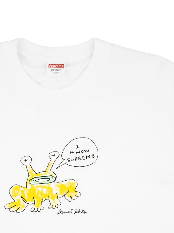 Supreme x Daniel Johnston Frog-print T-shirt - Farfetch