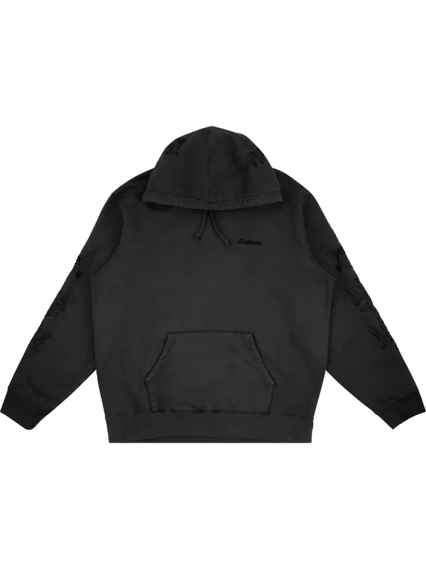 supreme dragon overdyed hoodie