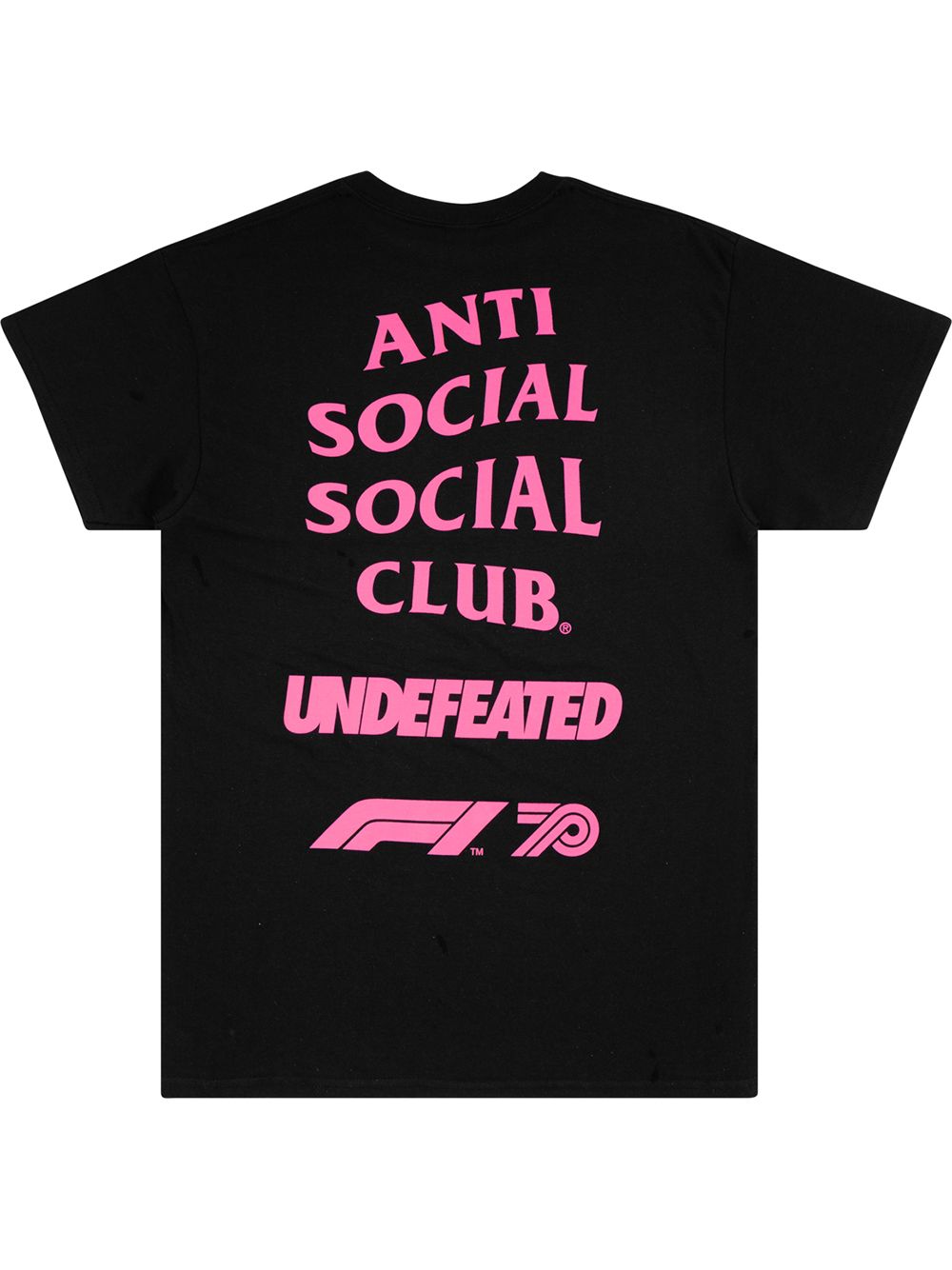 фото Anti social social club x undfted x f1 t-shirt