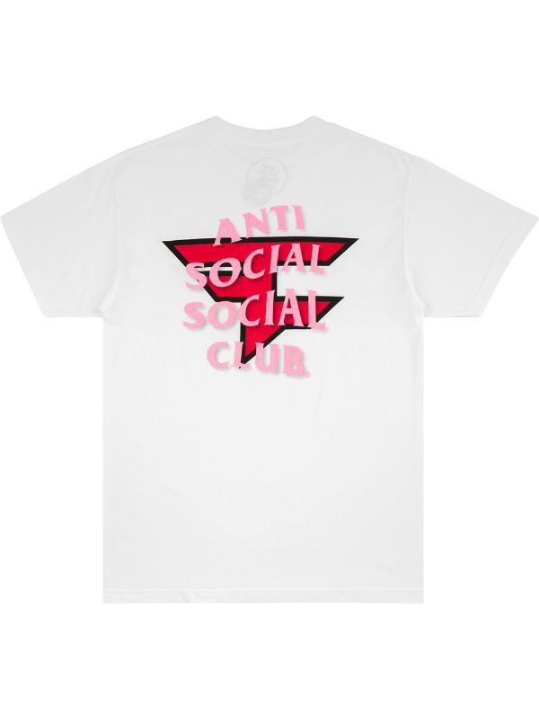 anti social social club t shirt pink