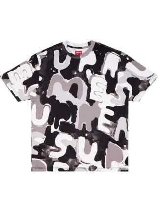 supreme painted logo shirt