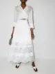 Image 2 of Silvia Tcherassi Clarke lace-detailing tiered skirt