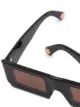 Jacquemus Les lunettes Soleil rectangle-frame sunglasses