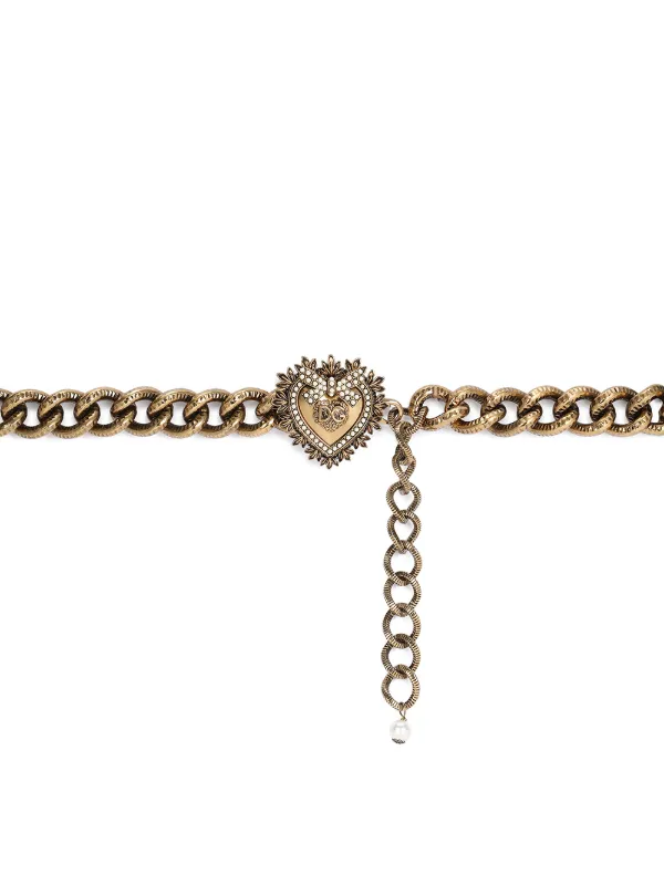 dolce and gabbana chain belt