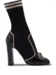 Image 1 of Dolce & Gabbana knit socks ankle boots