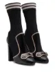 Image 2 of Dolce & Gabbana knit socks ankle boots