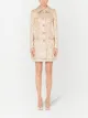 Dolce & Gabbana jacquard buttoned coat