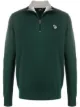 Image 1 of PS Paul Smith embroidered logo funnel-neck jumper