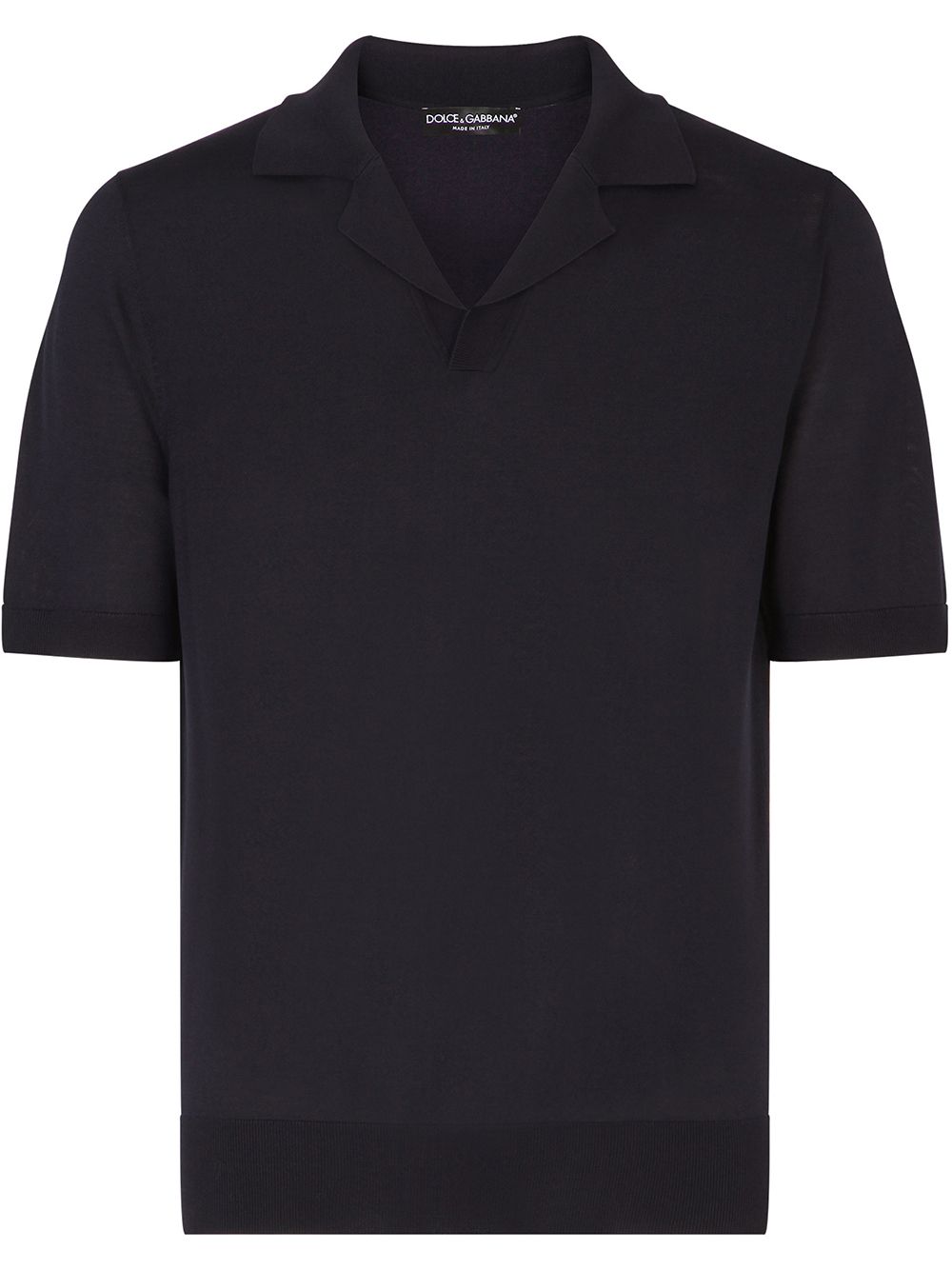 Dolce & Gabbana Spread-collar Polo Shirt In Blau | ModeSens