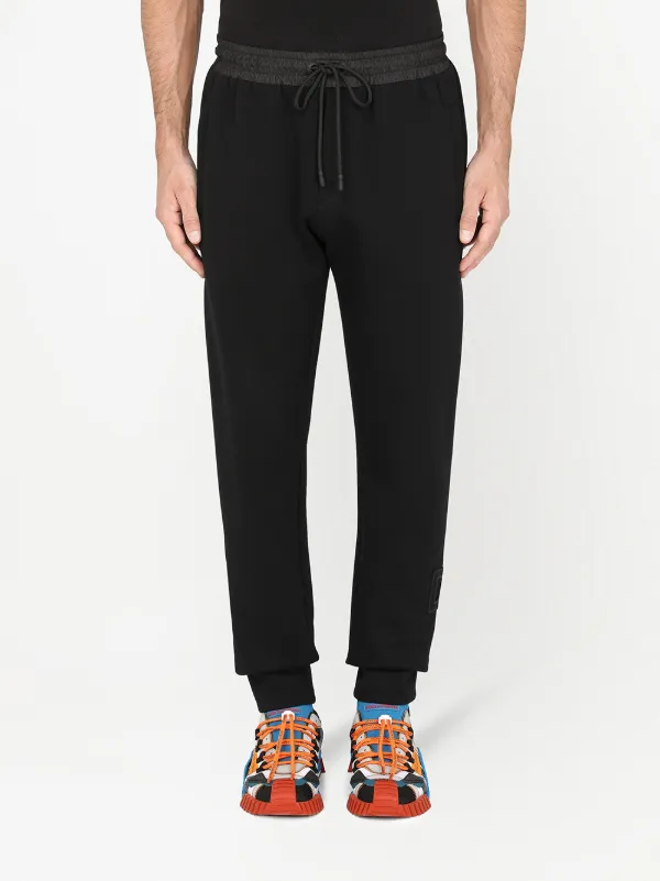 Dolce \u0026 Gabbana logo-print tapered-leg 