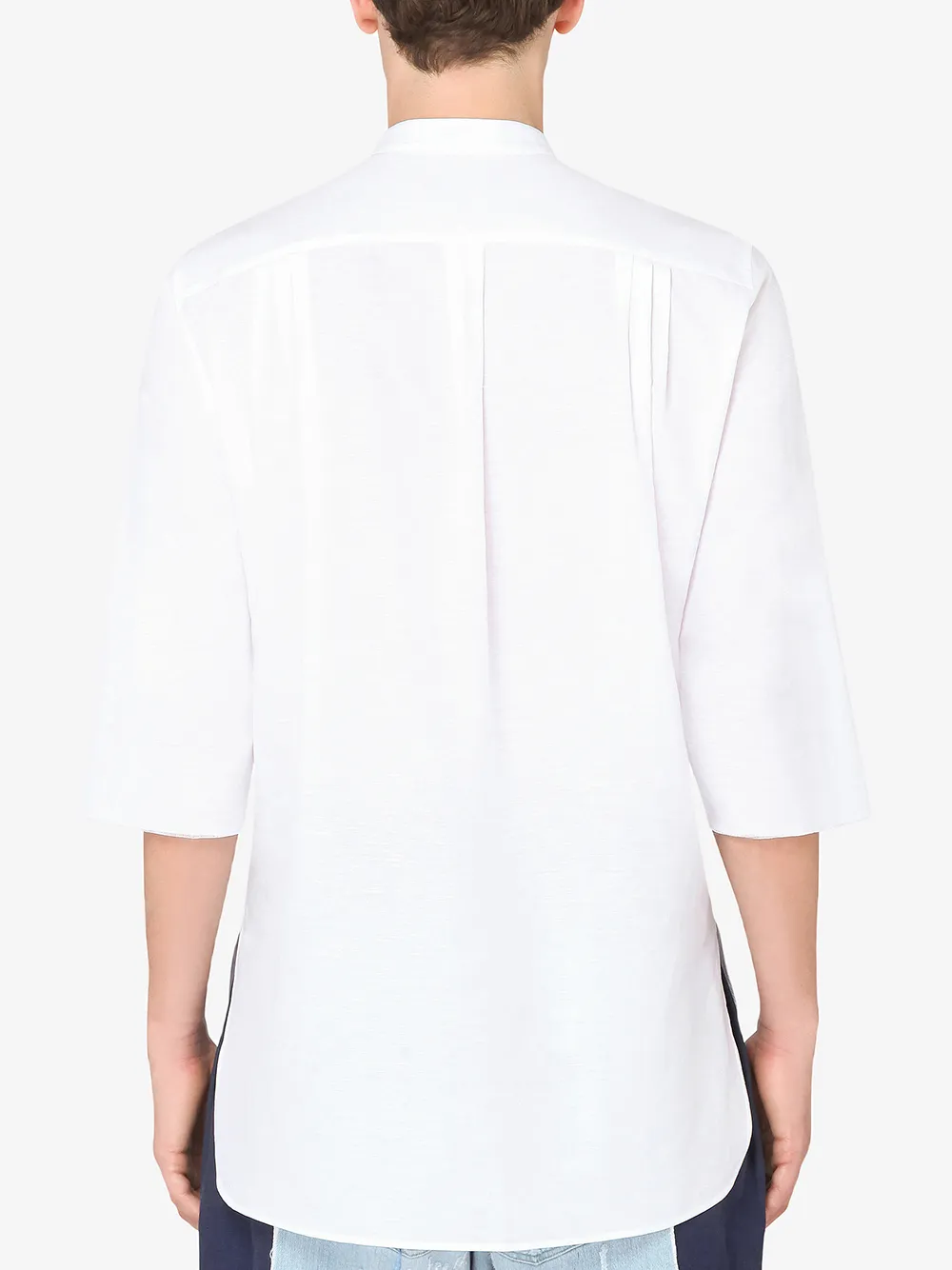 фото Dolce & gabbana рубашка с воротником-стойкой