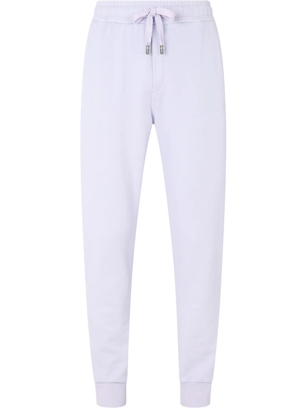 Dolce & Gabbana tapered-leg cotton track pants - Neutrals