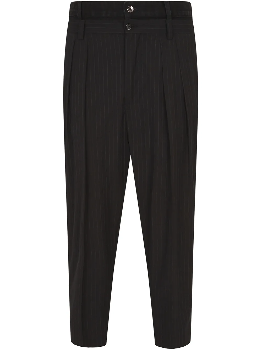 

Dolce & Gabbana pantalones con estampado a rayas diplomáticas - Negro