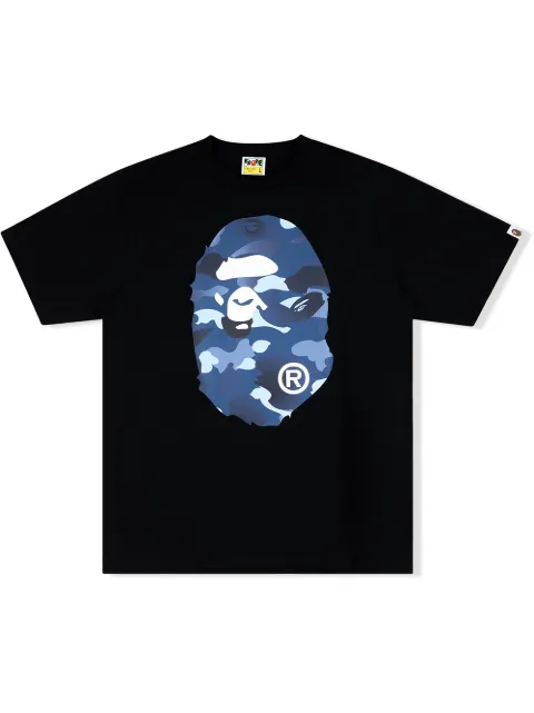 A BATHING APE® playera Gradation Camo Big Ape Head