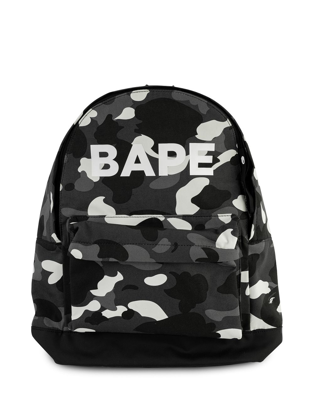 A Bathing Ape City Camo Backpack In Black