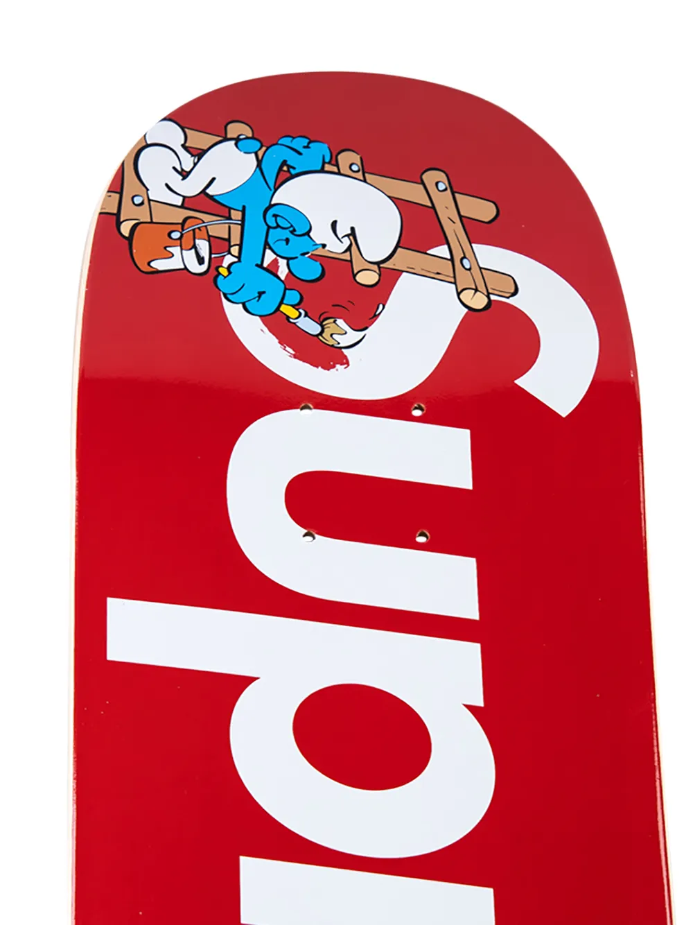 Smurfs-print skateboard