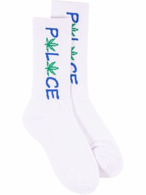 Palace Pwlwce Socken mit Stickerei