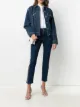 Image 2 of Alexander McQueen side-stripe denim jacket