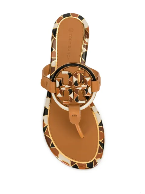 tory burch miller enamel sandals