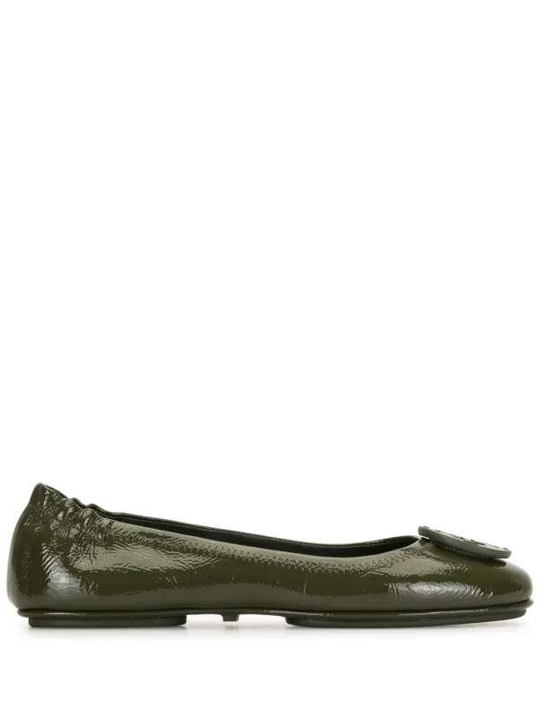tory burch minnie leather ballet flats