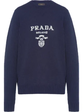 prada logo jumper