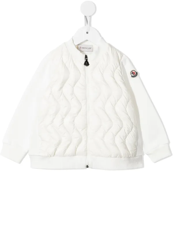 moncler quilted bomber jacket