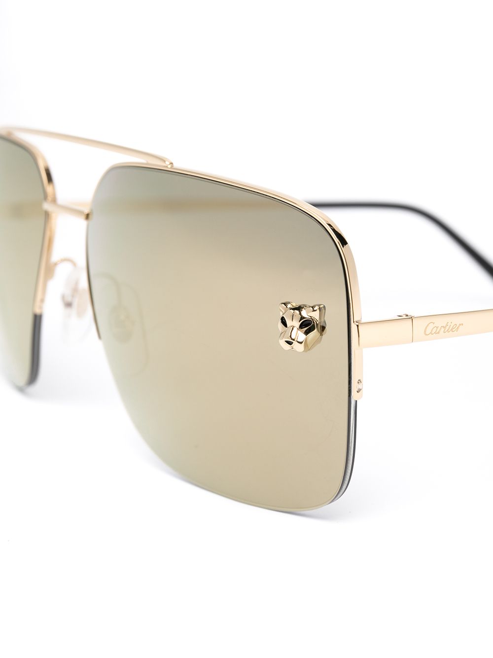 фото Cartier eyewear солнцезащитные очки в квадратной оправе