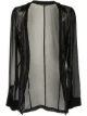 Image 1 of Ann Demeulemeester semi-sheer open front shirt