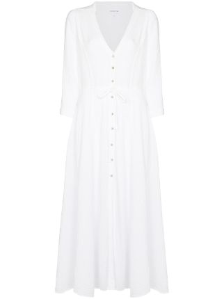 Honorine Georgia V-neck Midi Dress - Farfetch