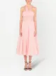 Dolce & Gabbana pleated silk-chiffon halterneck dress