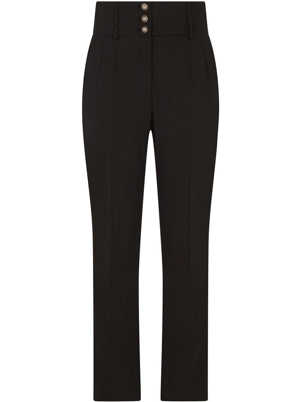 

Dolce & Gabbana pantalones con tiro alto - Negro