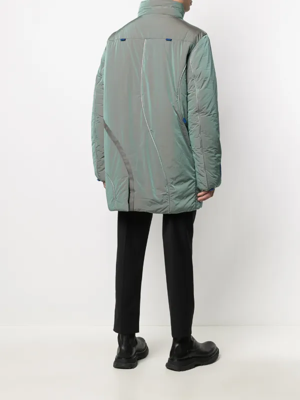 A-COLD-WALL* Iridescent Padded Coat | Green | FARFETCH