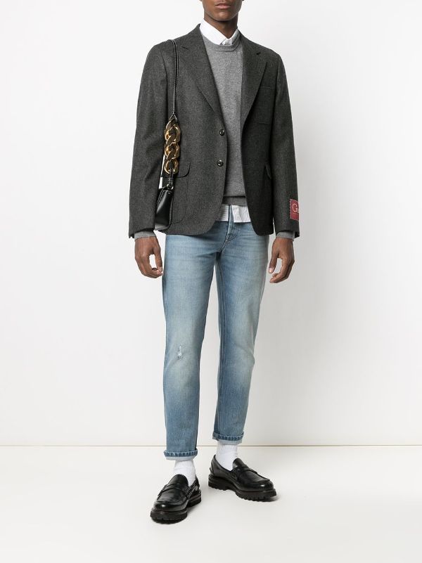 gucci tapered jeans