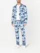 Image 2 of Dolce & Gabbana Majolica-print denim jacket