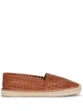 Dolce & Gabbana woven leather espadrilles - Brown