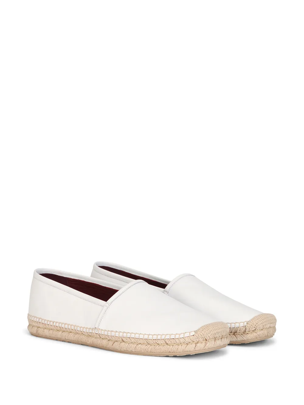 Dolce & Gabbana Espadrilles met touw zool - Wit