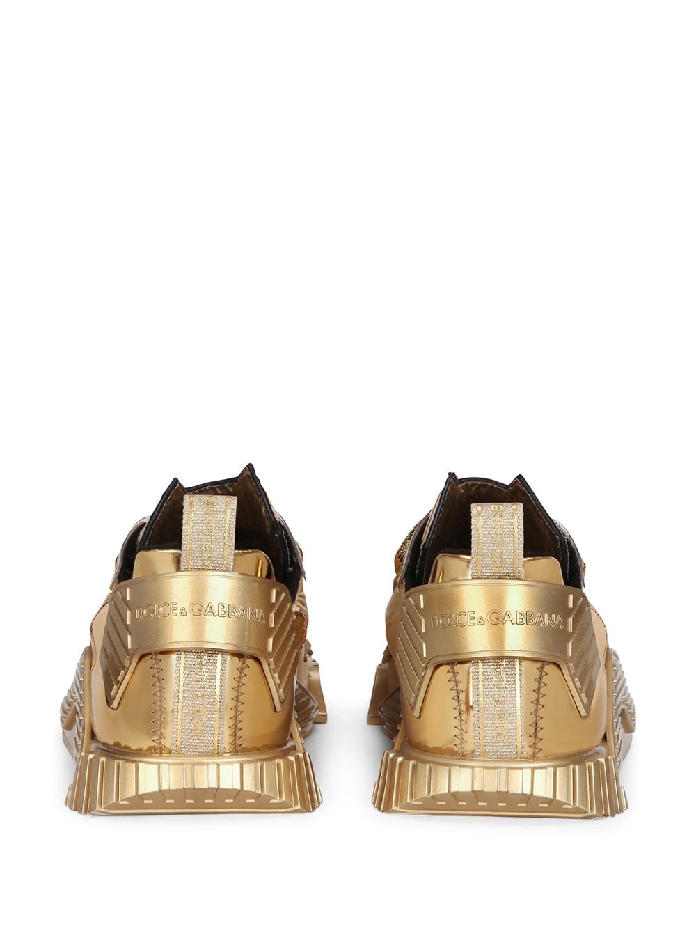 Shop Dolce & Gabbana Ns1 Low-top Sneakers In Gold