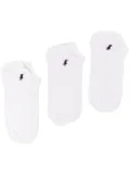 Polo Ralph Lauren Polo Pony ankle sock set - White