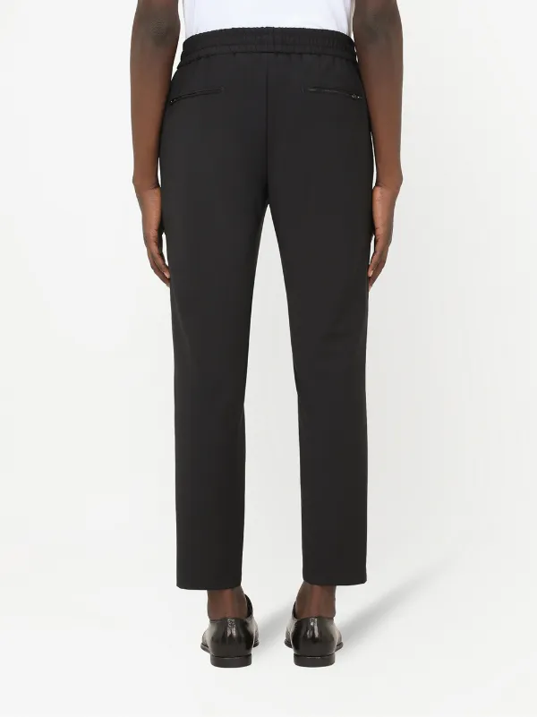 パンツ・ボトムスその他 Dolce & Gabbana Tecno drawstring trousers Dolce & Gabbana Tapered Drawstring Trousers | Black | FARFETCH