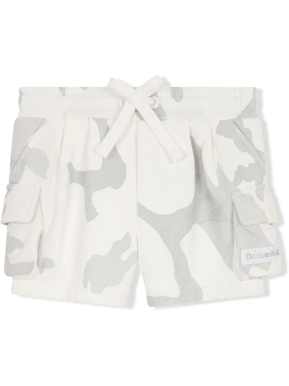 

Dolce & Gabbana Kids shorts cargo con estampado militar - Neutro