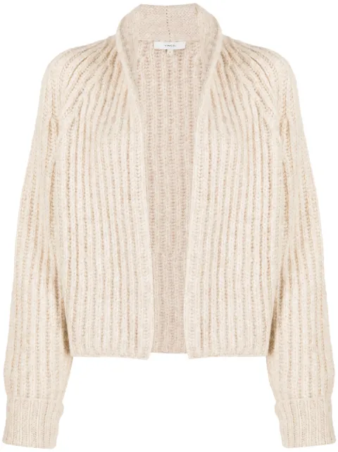 vince open cable cardigan