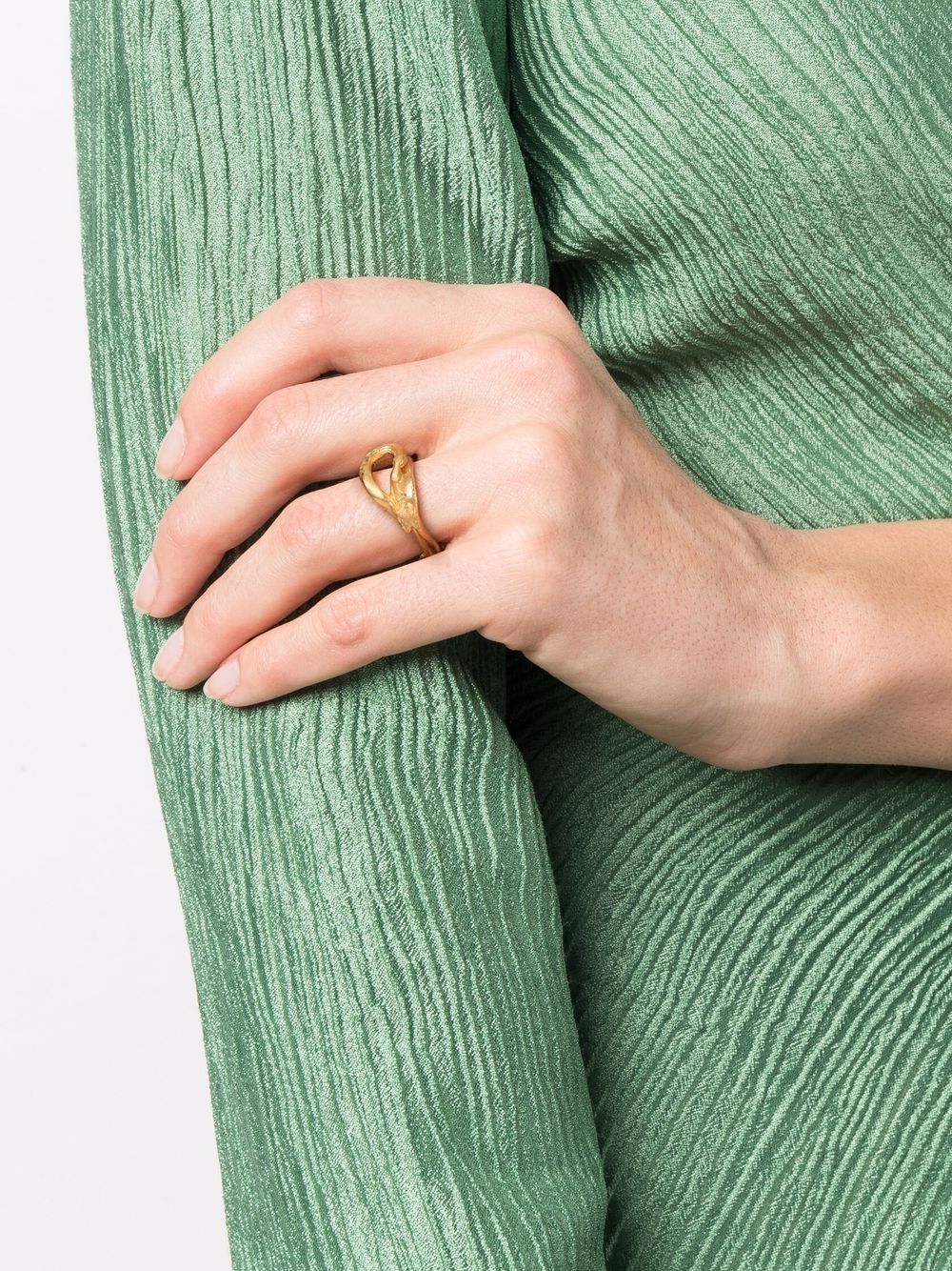 Alighieri Ring met textuur - Goud
