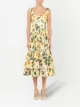 Dolce & Gabbana floral print midi dress