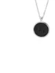 Image 2 of Tom Wood Eros onyx-embellished pendant necklace