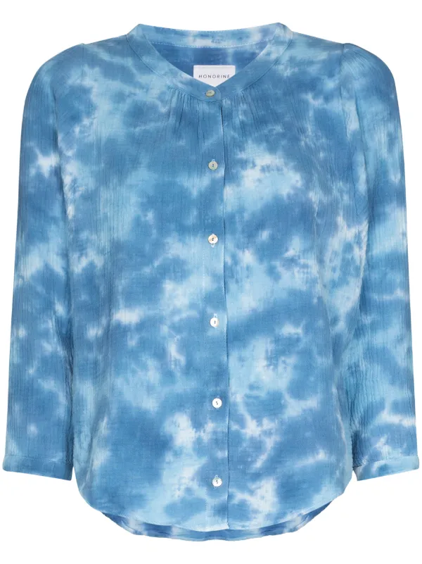 Shop Honorine Chloe tie-dye shirt with 